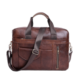 Graciosa Executive Shoulder Messenger Handmade Bag 6504 Coffee up to 15.6'' Laptop